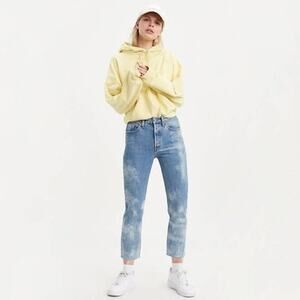 NEW Levi's Women's 501 Cropped Jeans in Grain Of Sand 30x26